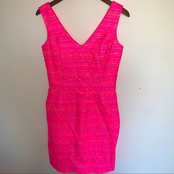 Lilly Pulitzer Dresses & Skirts - Lilly Pulitzer pink and gold striped dress